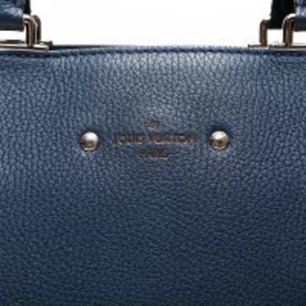Louis Vuitton Armand Handbag Marine Navy Blue Briefcase Blue - Picture 9 of 13
